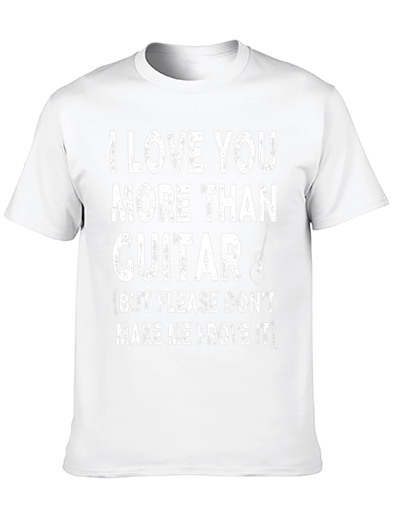 I Love You More Than Guitar Graphic Tee