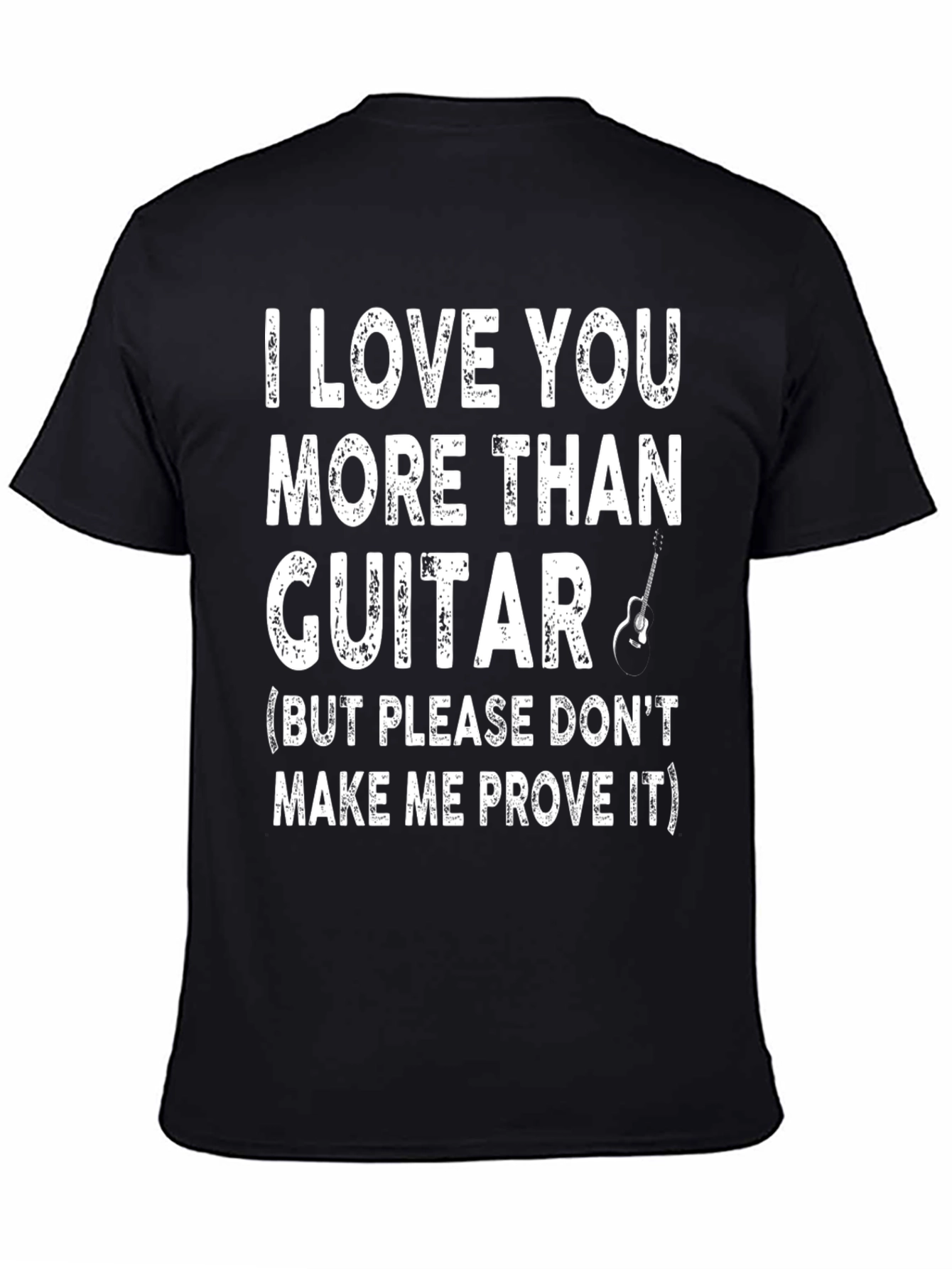 I Love You More Than Guitar Graphic Tee