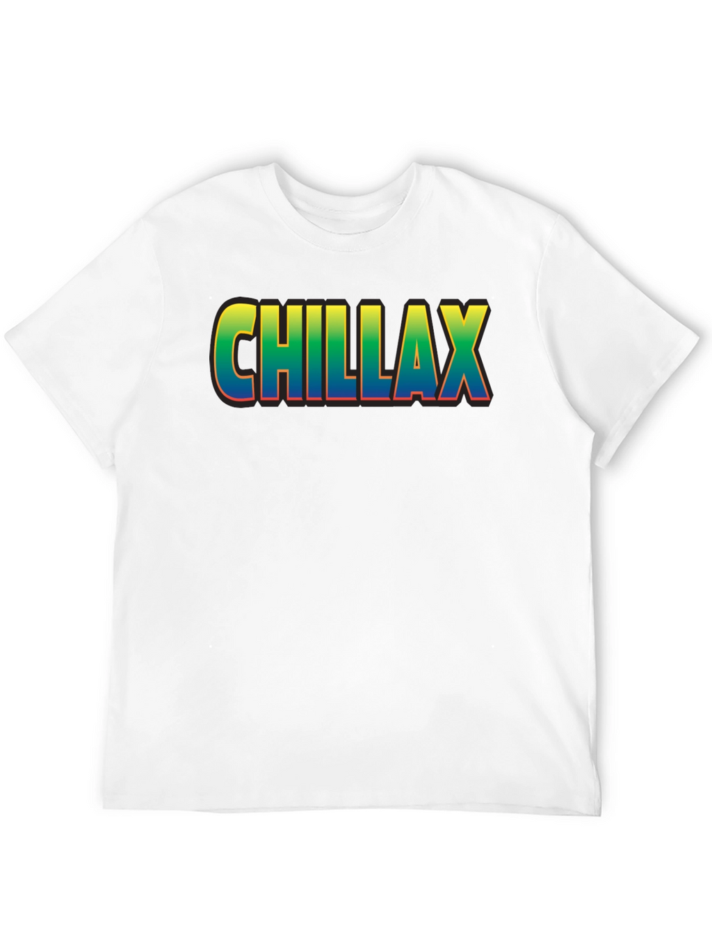 Chillax Graphic Print Crew Neck T-Shirt
