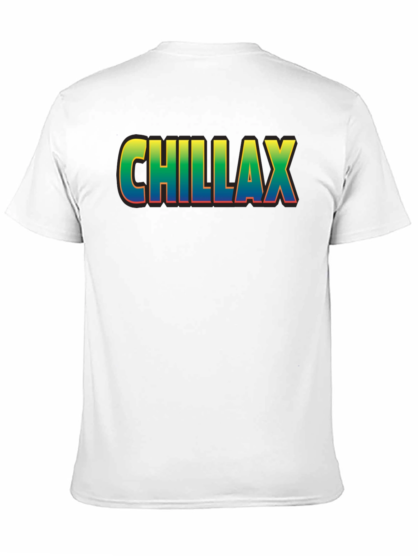 Chillax Graphic Print Crew Neck T-Shirt