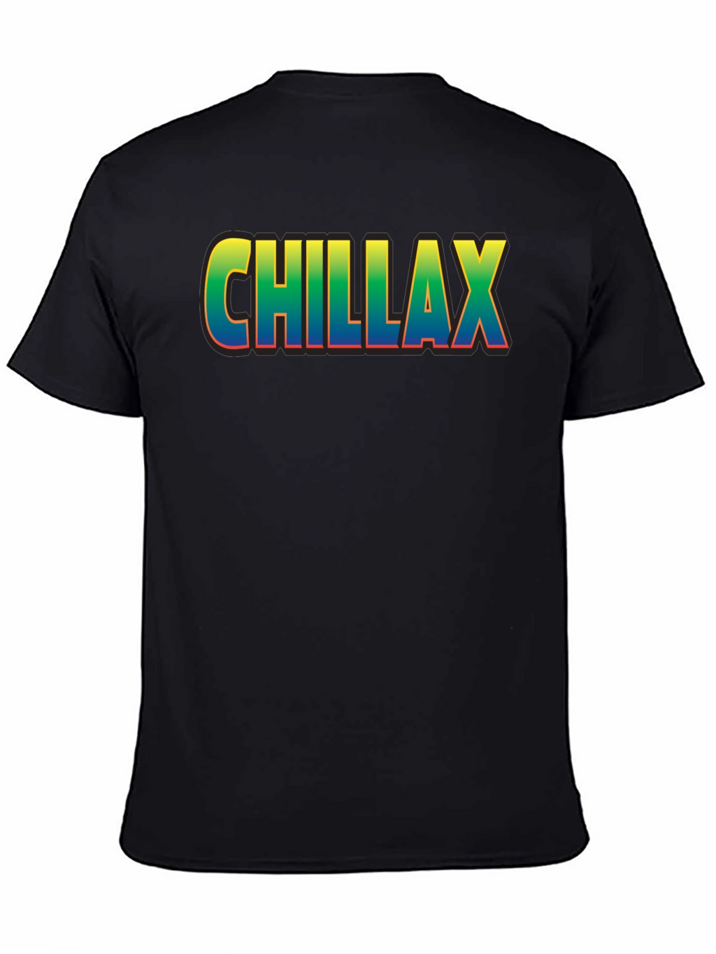 Chillax Graphic Print Crew Neck T-Shirt