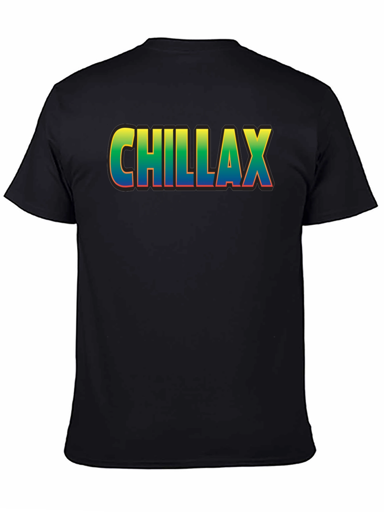 Chillax Graphic Print Crew Neck T-Shirt