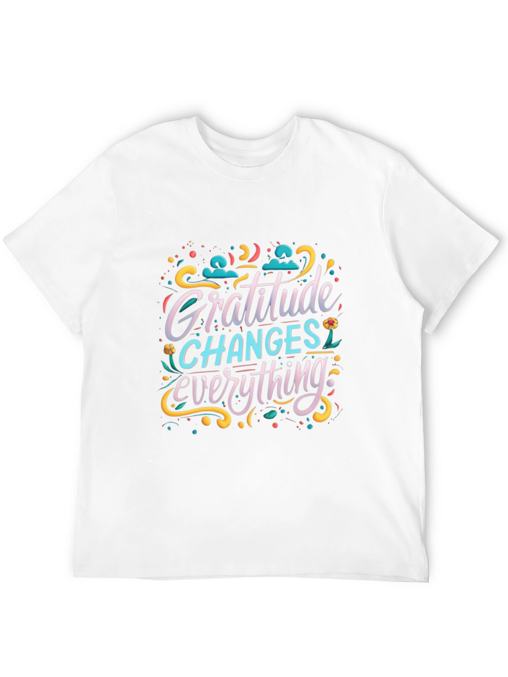 Gratitude Changes Everything Graphic Tee - Black