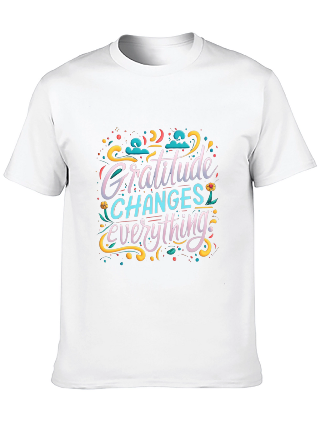 Gratitude Changes Everything Graphic Tee - Black