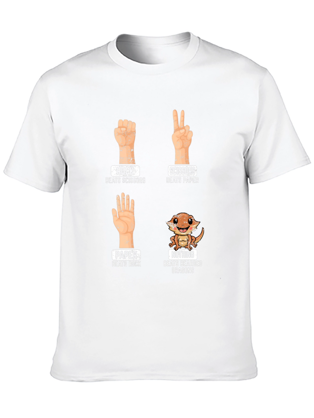 Rock Paper Scissors Bearded Dragon T-Shirt
