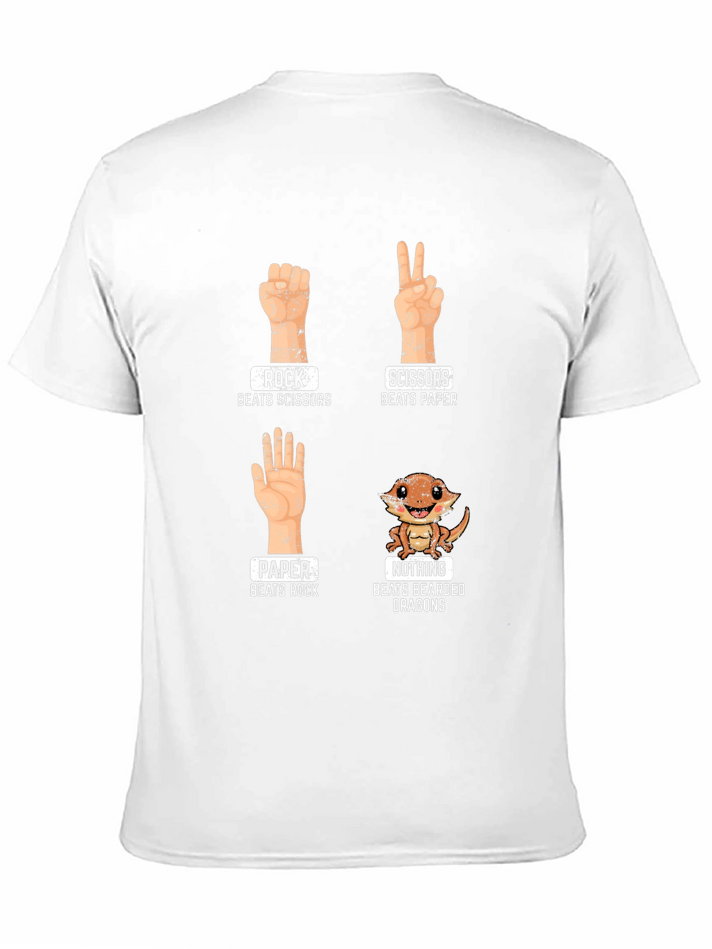 Rock Paper Scissors Bearded Dragon T-Shirt