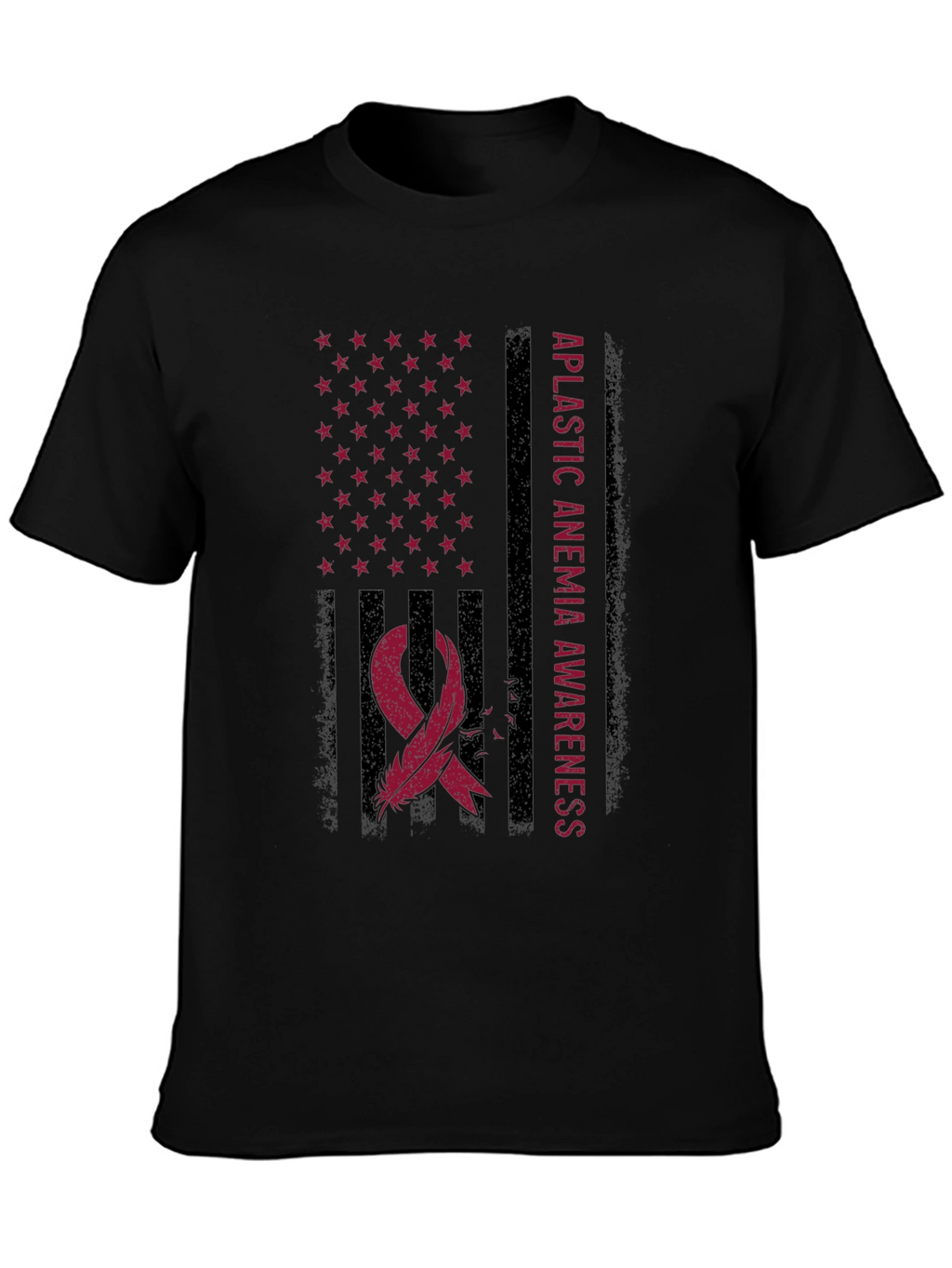 Aplastic Anemia Awareness Flag T-Shirt