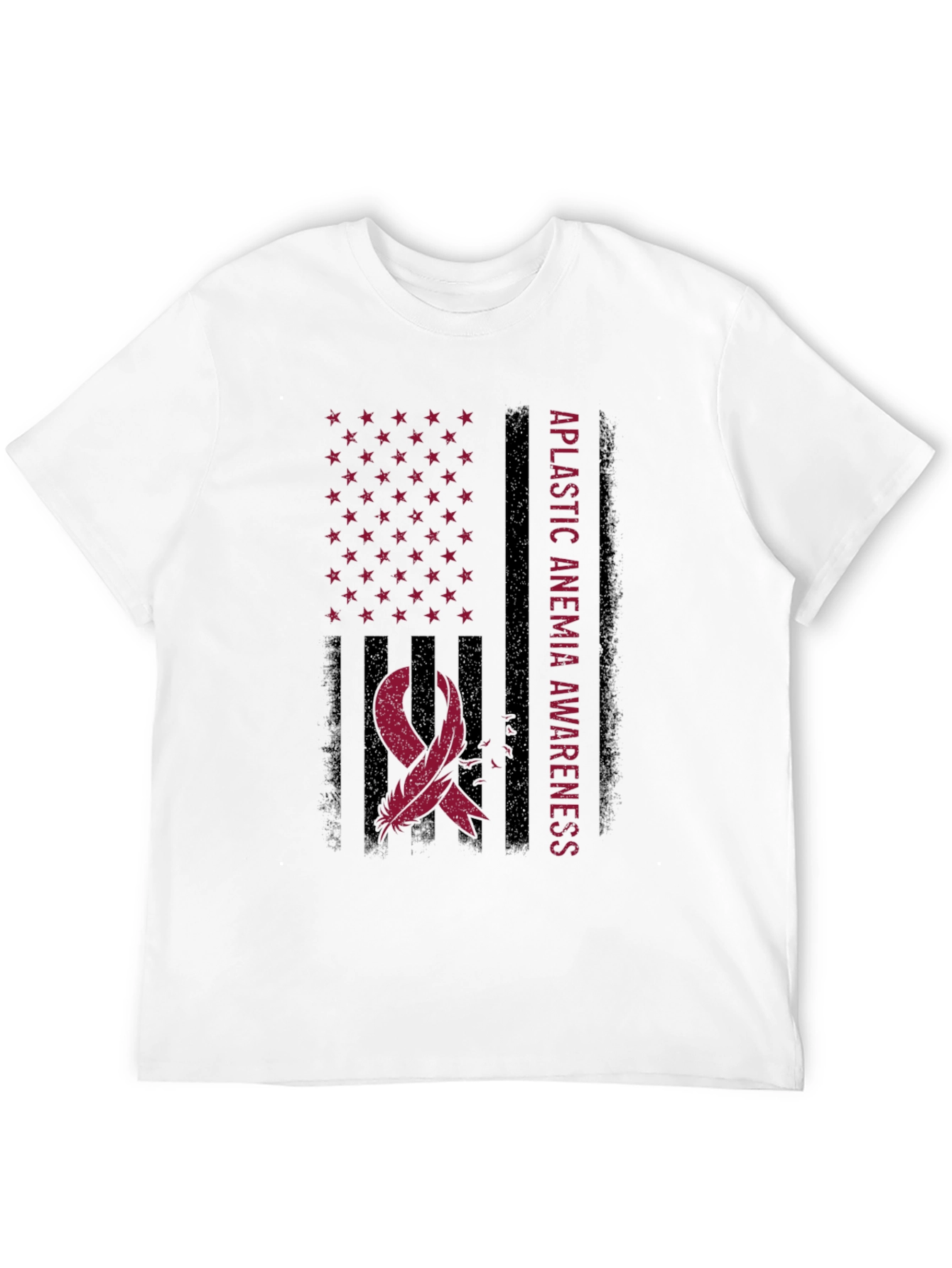 Aplastic Anemia Awareness Flag T-Shirt