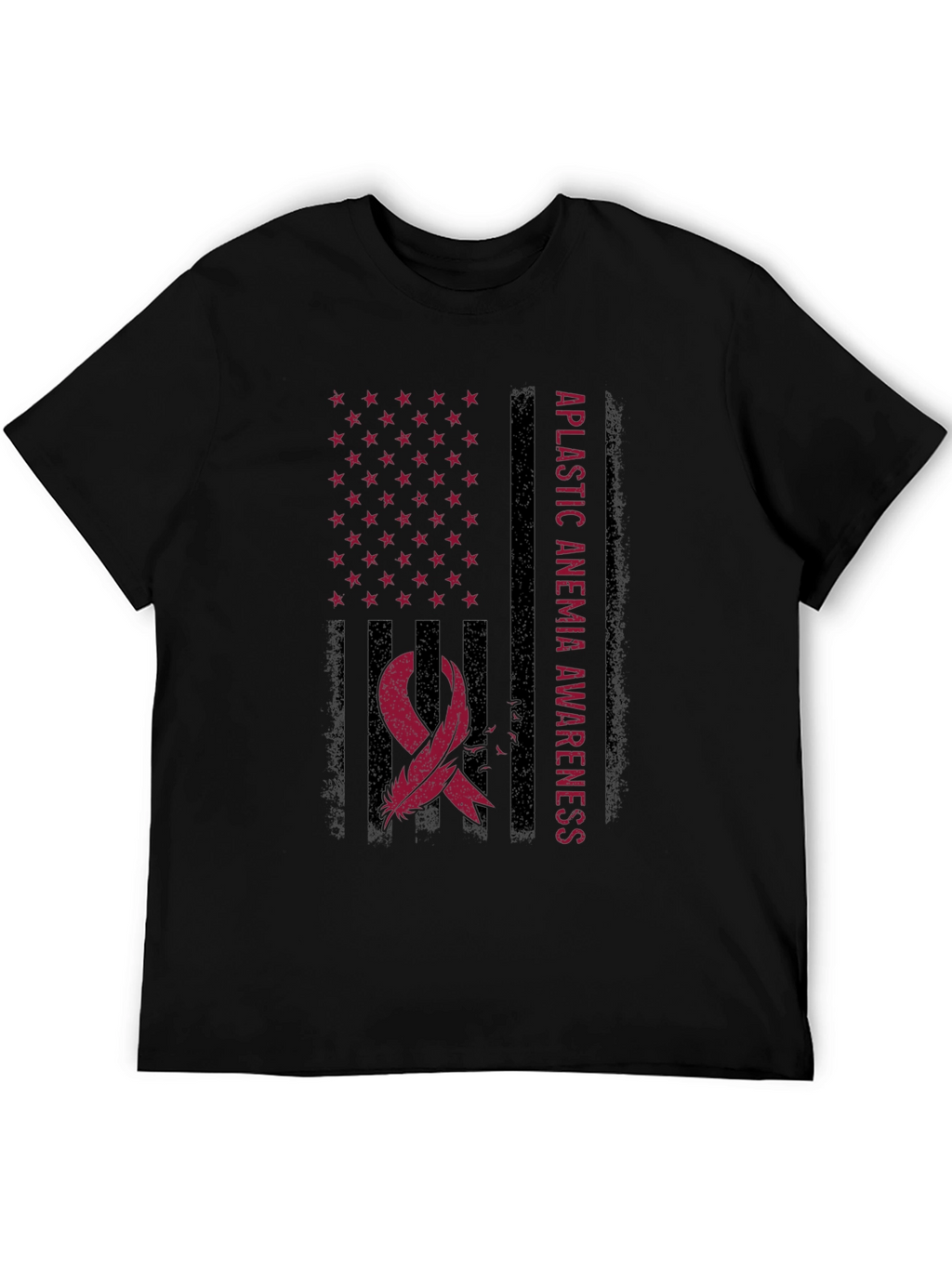 Aplastic Anemia Awareness Flag T-Shirt