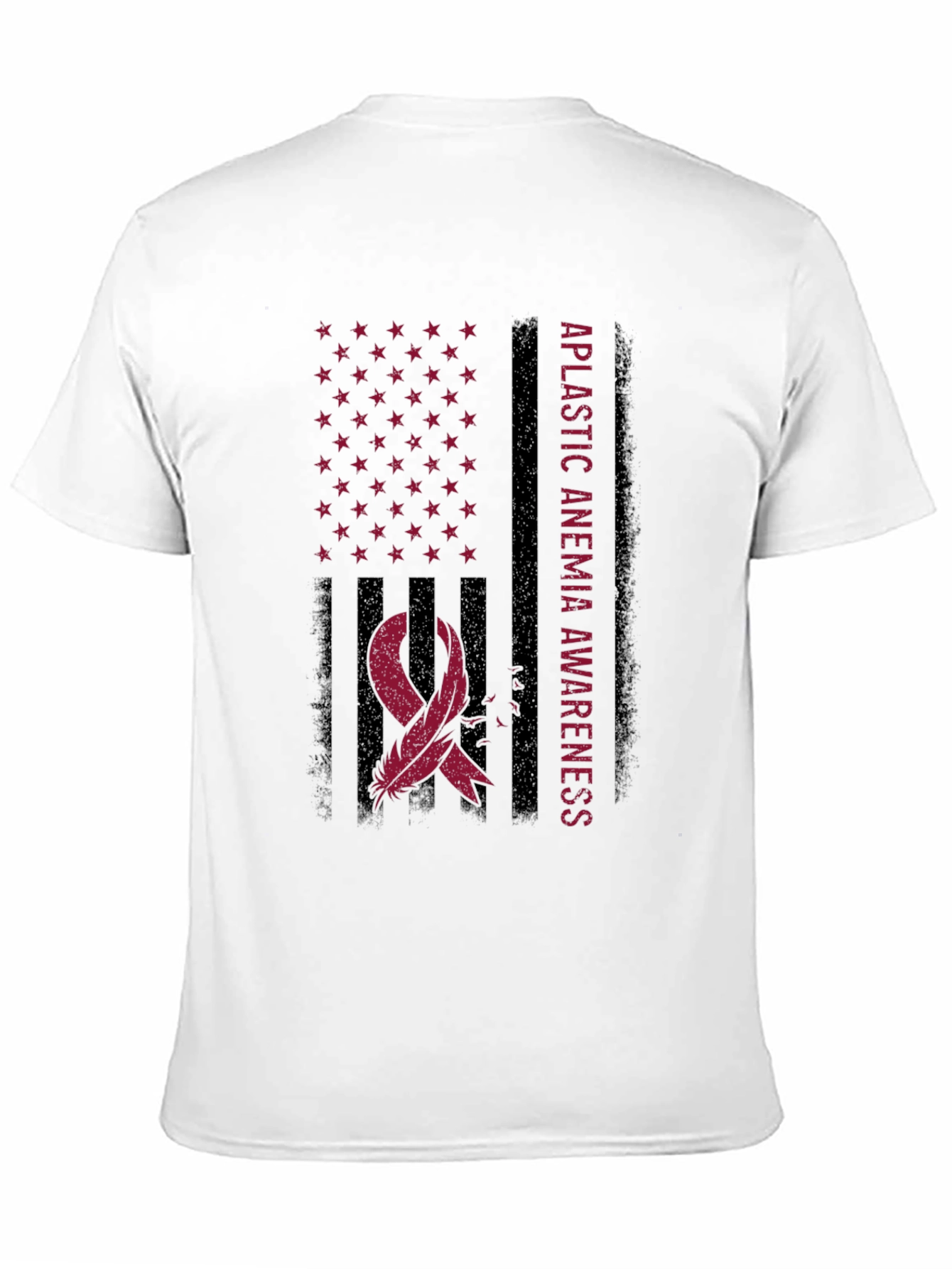 Aplastic Anemia Awareness Flag T-Shirt