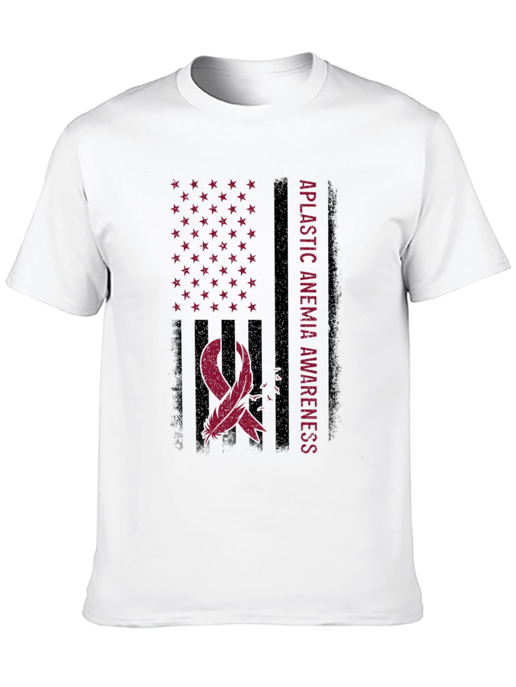 Aplastic Anemia Awareness Flag T-Shirt