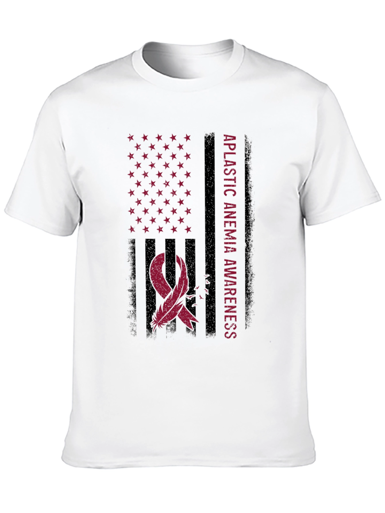 Aplastic Anemia Awareness Flag T-Shirt