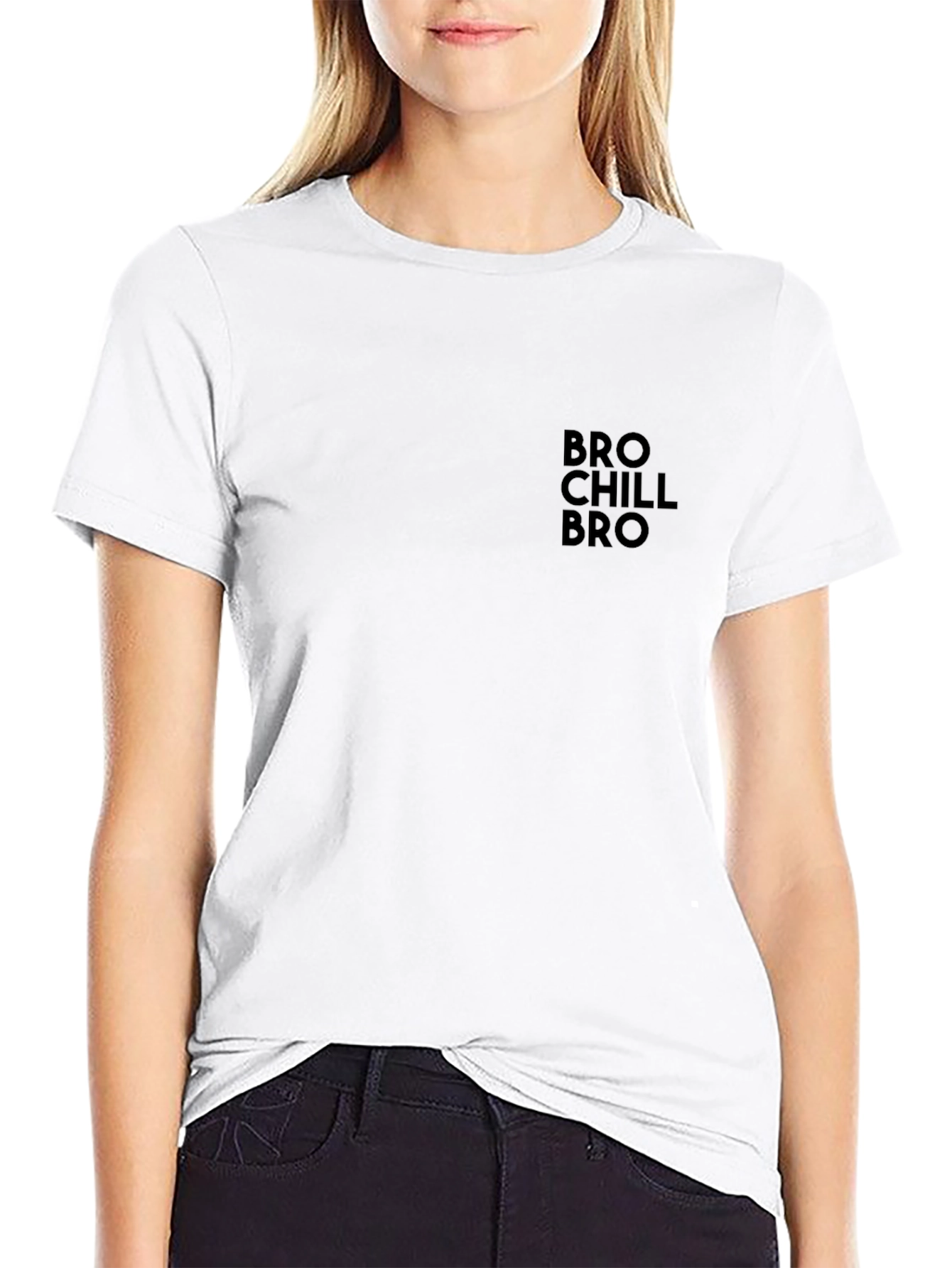 Bro Chill Bro Black T-Shirt
