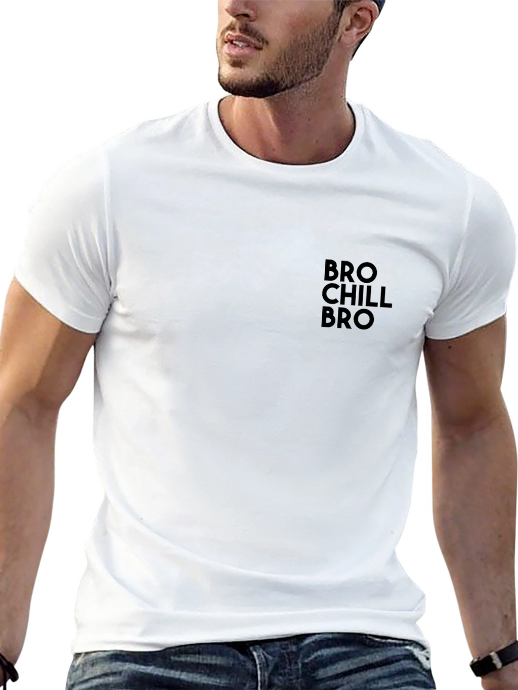 Bro Chill Bro Black T-Shirt