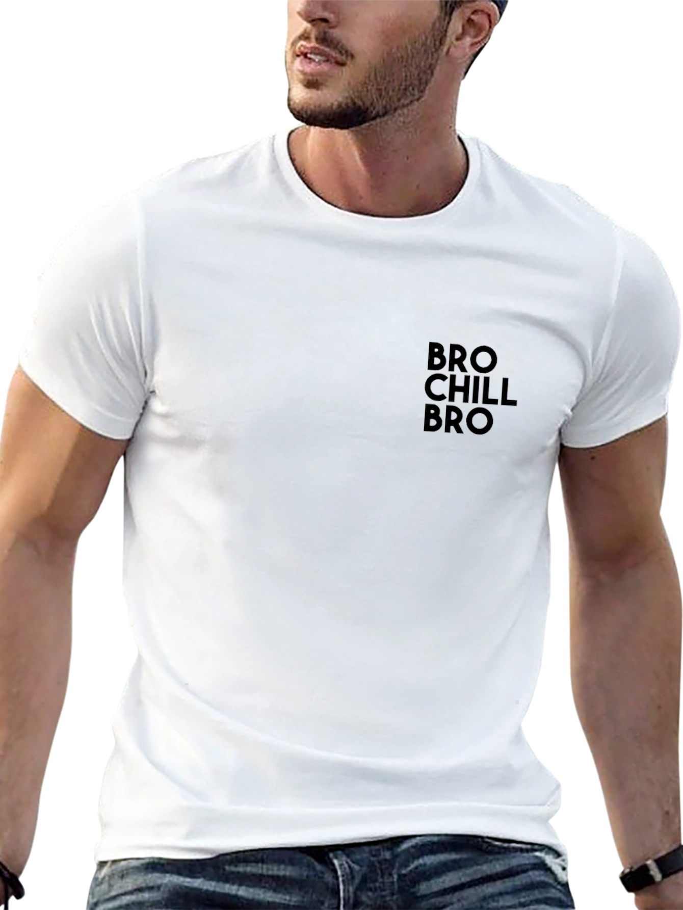 Bro Chill Bro Black T-Shirt