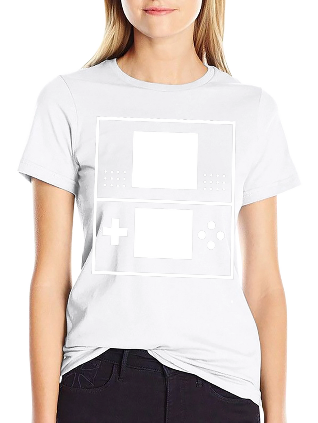 Retro Gaming T-Shirt - Classic Handheld Design