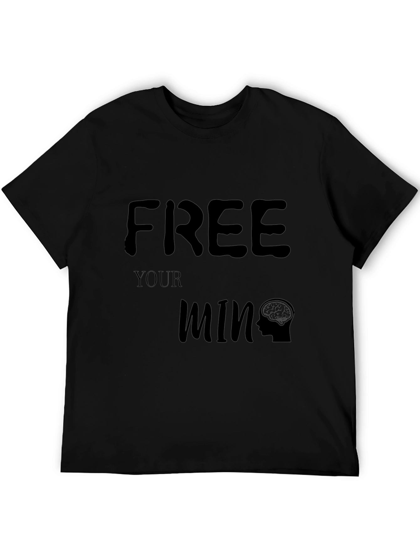 Free Your Mind T-Shirt - Stylish Black Tee