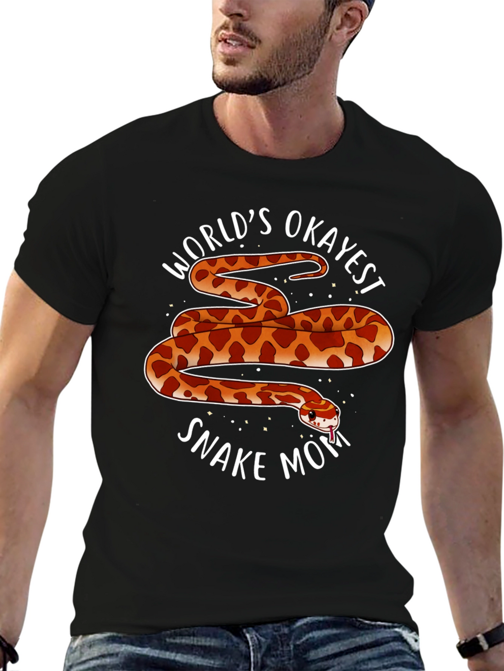 Worlds Okayest Snake Mom T-Shirt
