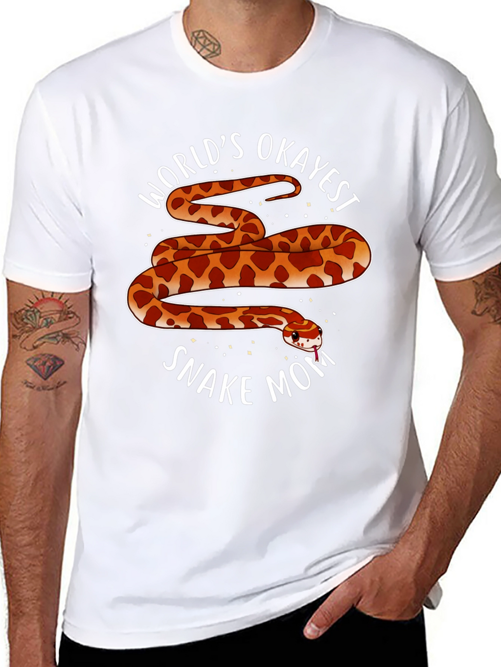 Worlds Okayest Snake Mom T-Shirt