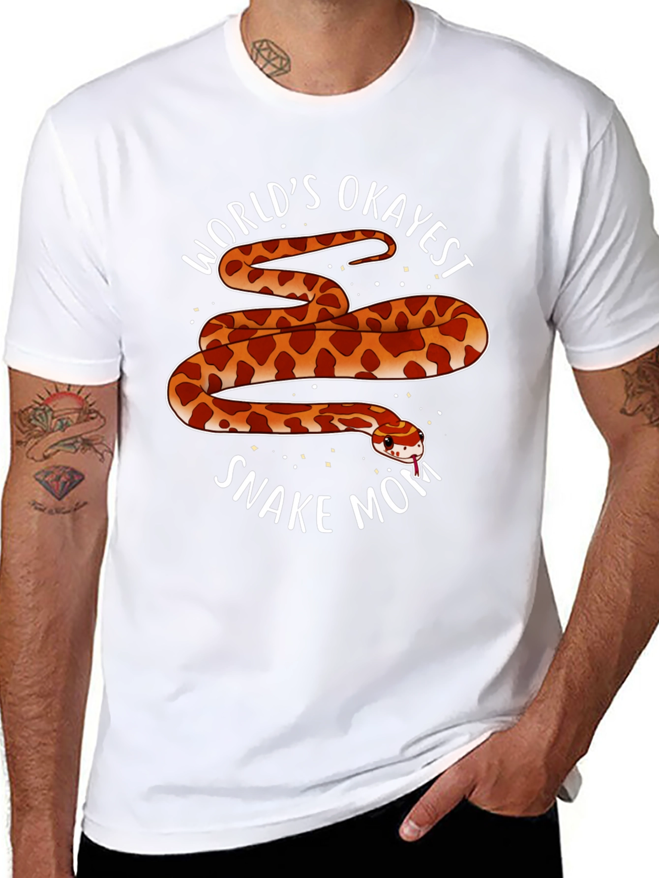 Worlds Okayest Snake Mom T-Shirt