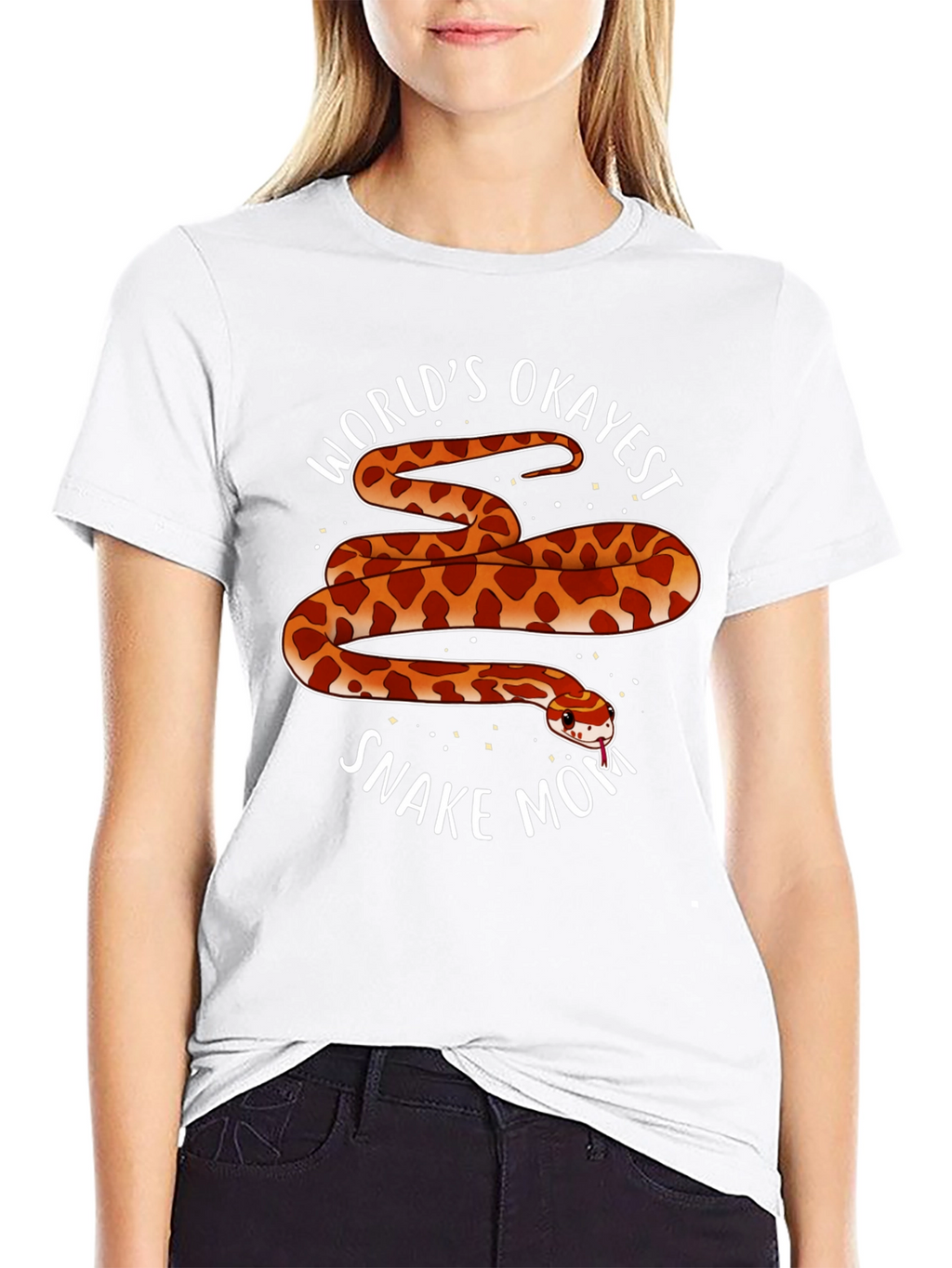 Worlds Okayest Snake Mom T-Shirt