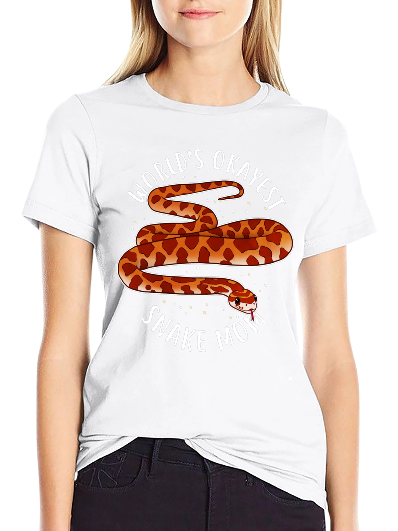 Worlds Okayest Snake Mom T-Shirt
