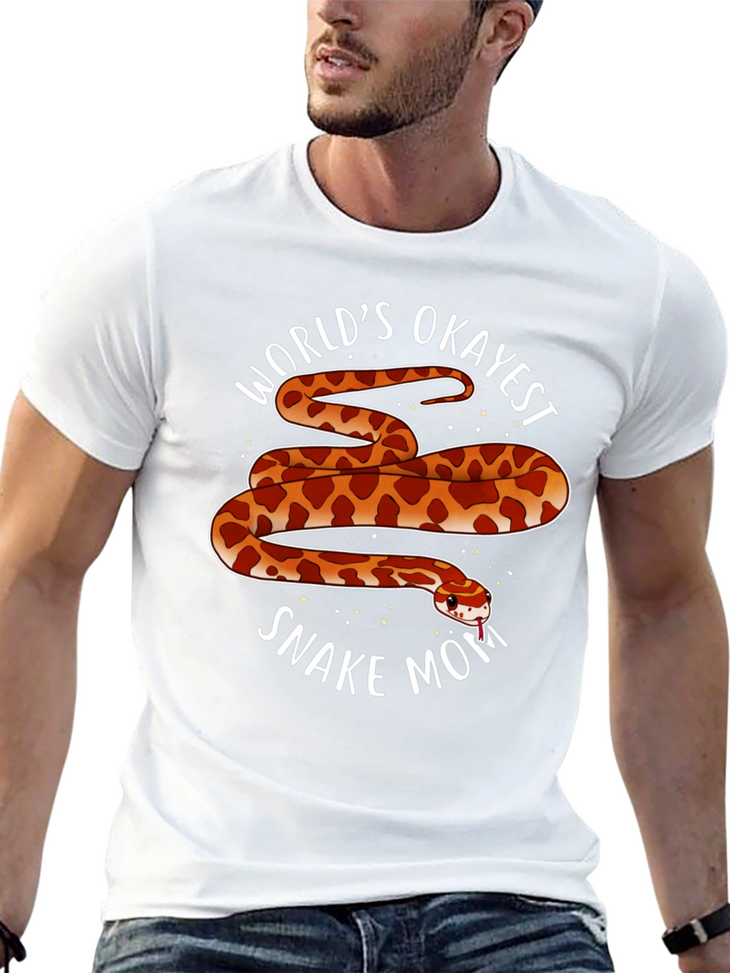 Worlds Okayest Snake Mom T-Shirt