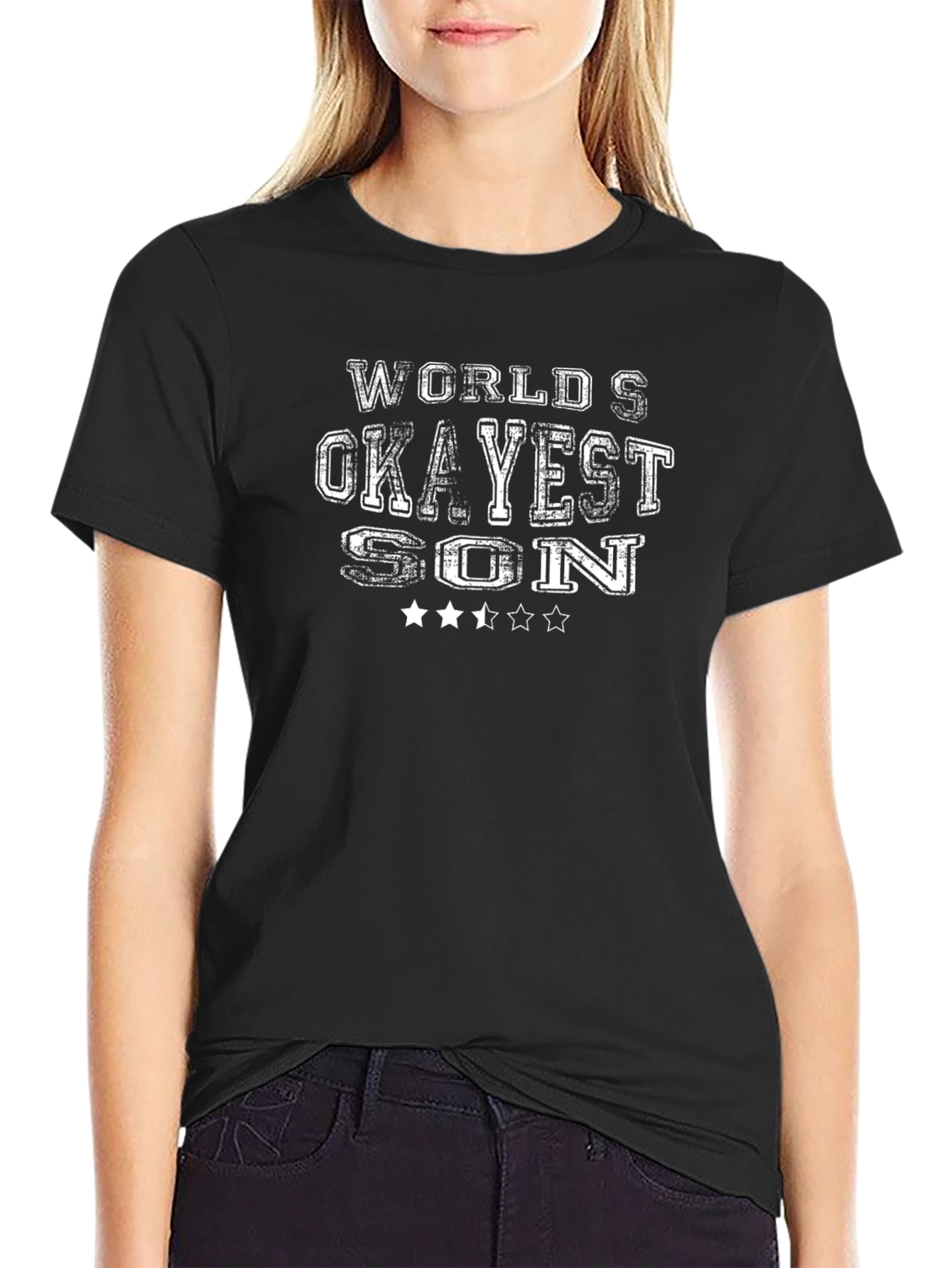 Worlds Okayest Son Graphic T-Shirt