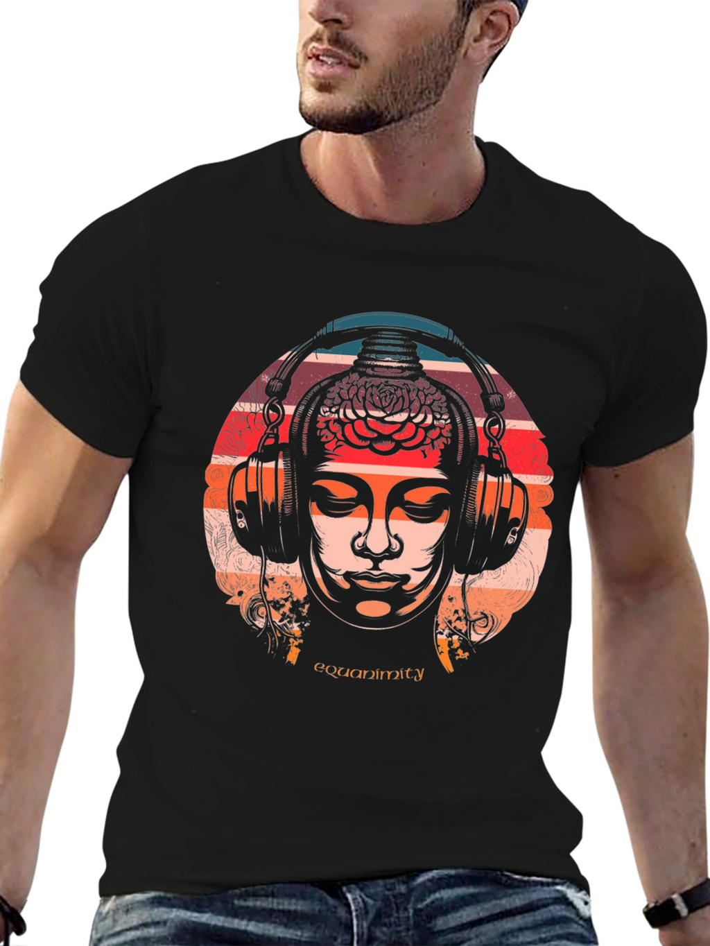Equanimity Graphic Tee - Meditative Style
