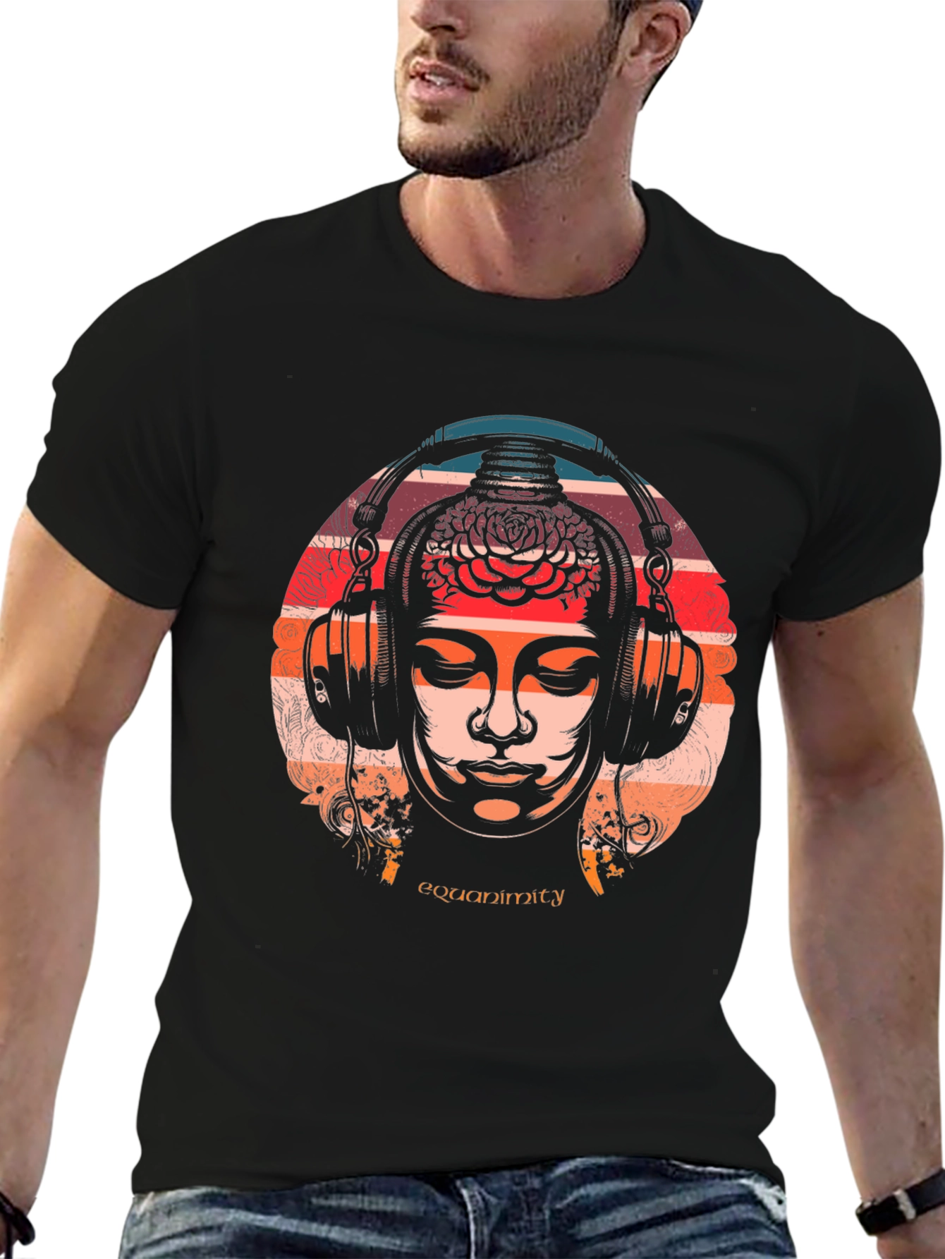 Equanimity Graphic Tee - Meditative Style
