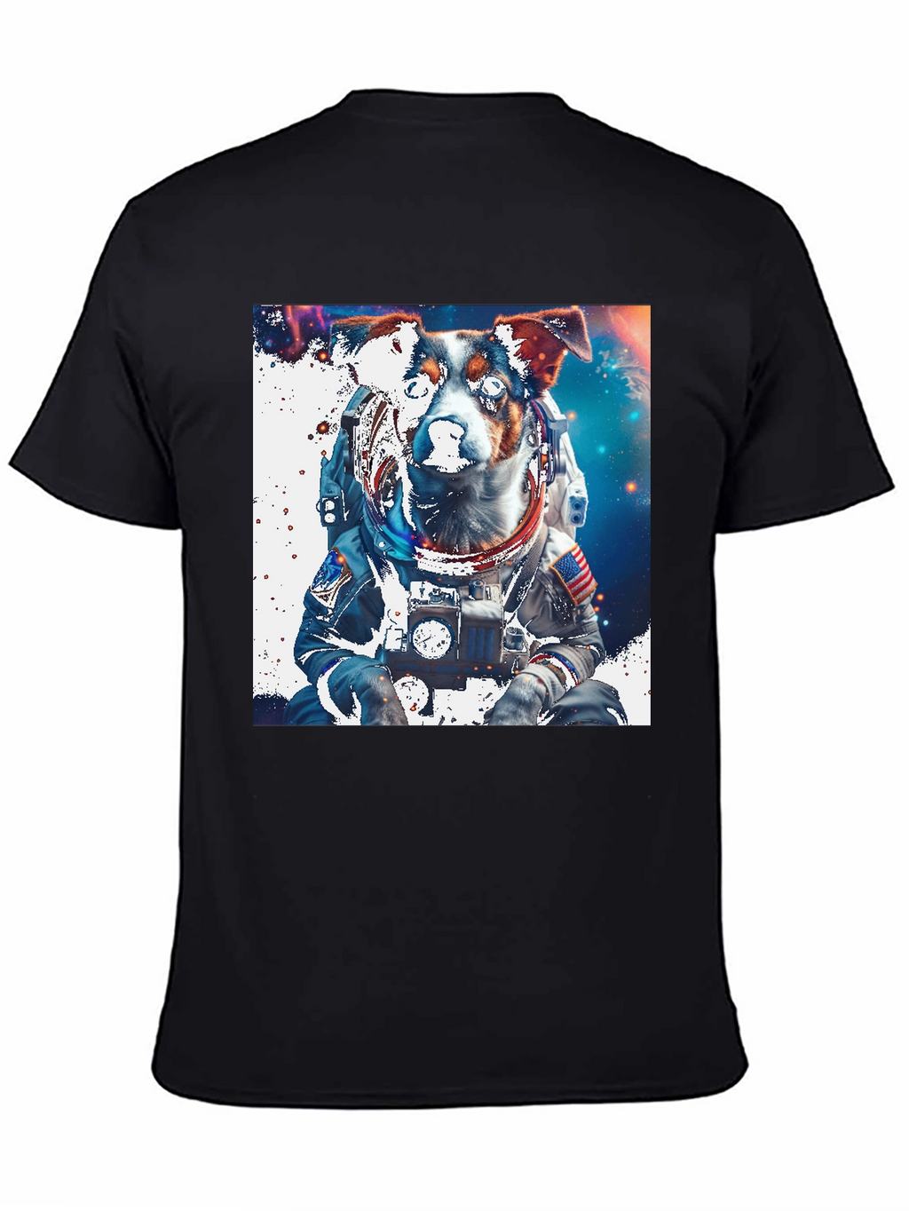 Dog Astronaut Graphic Tee - Space Pup T-Shirt
