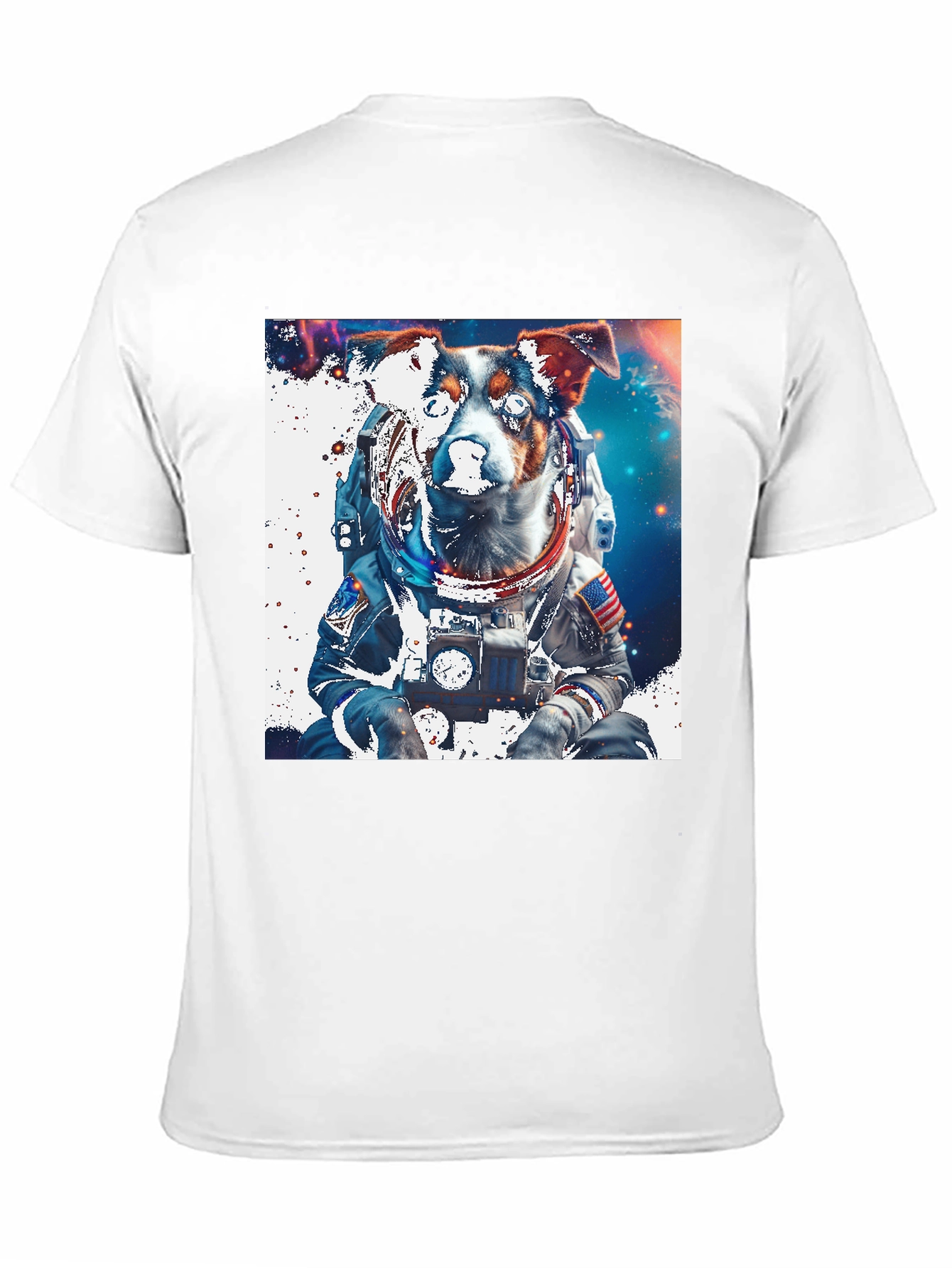 Dog Astronaut Graphic Tee - Space Pup T-Shirt