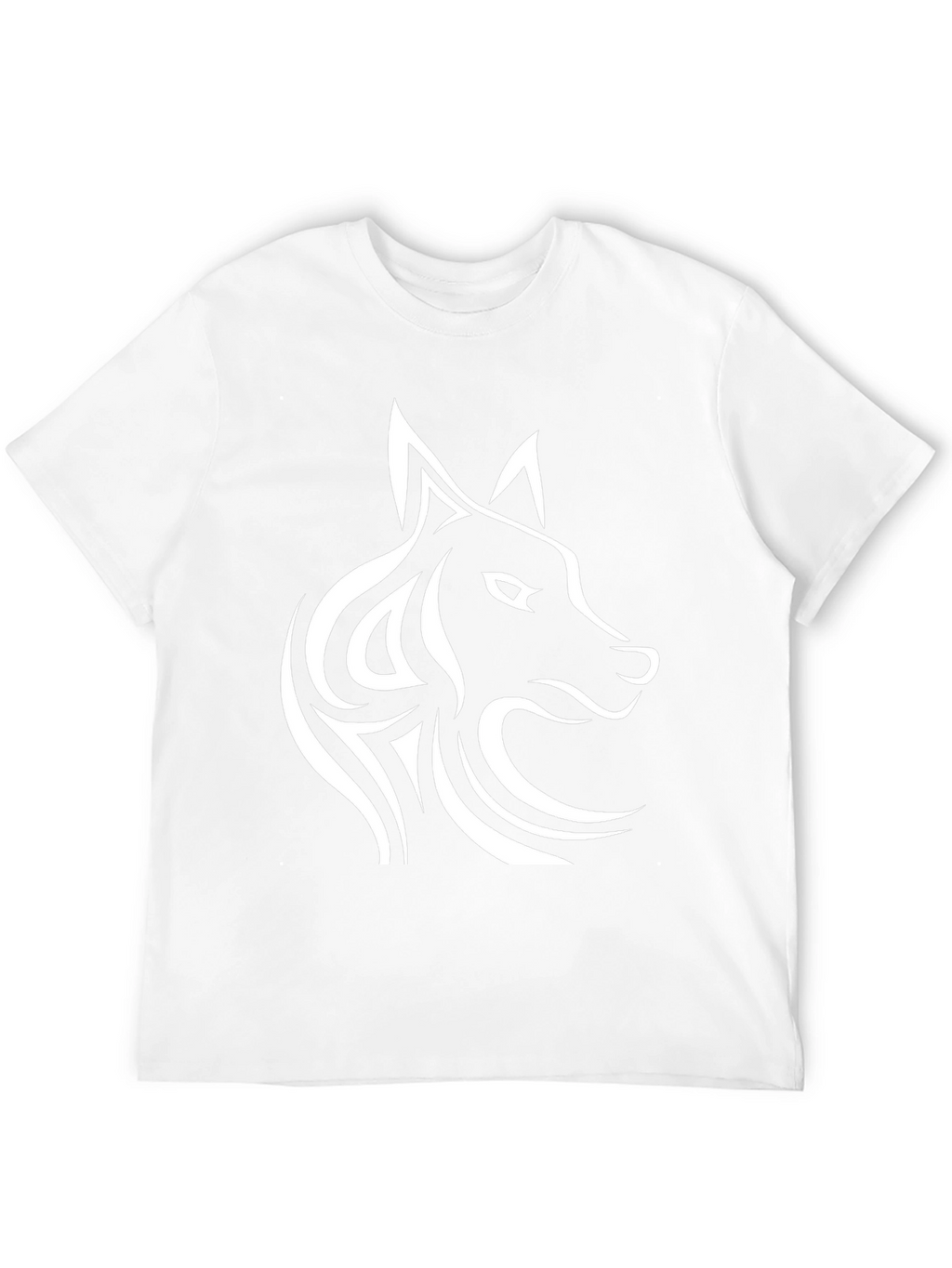 Wolf Graphic Tee - Stylish Mens Black T-Shirt