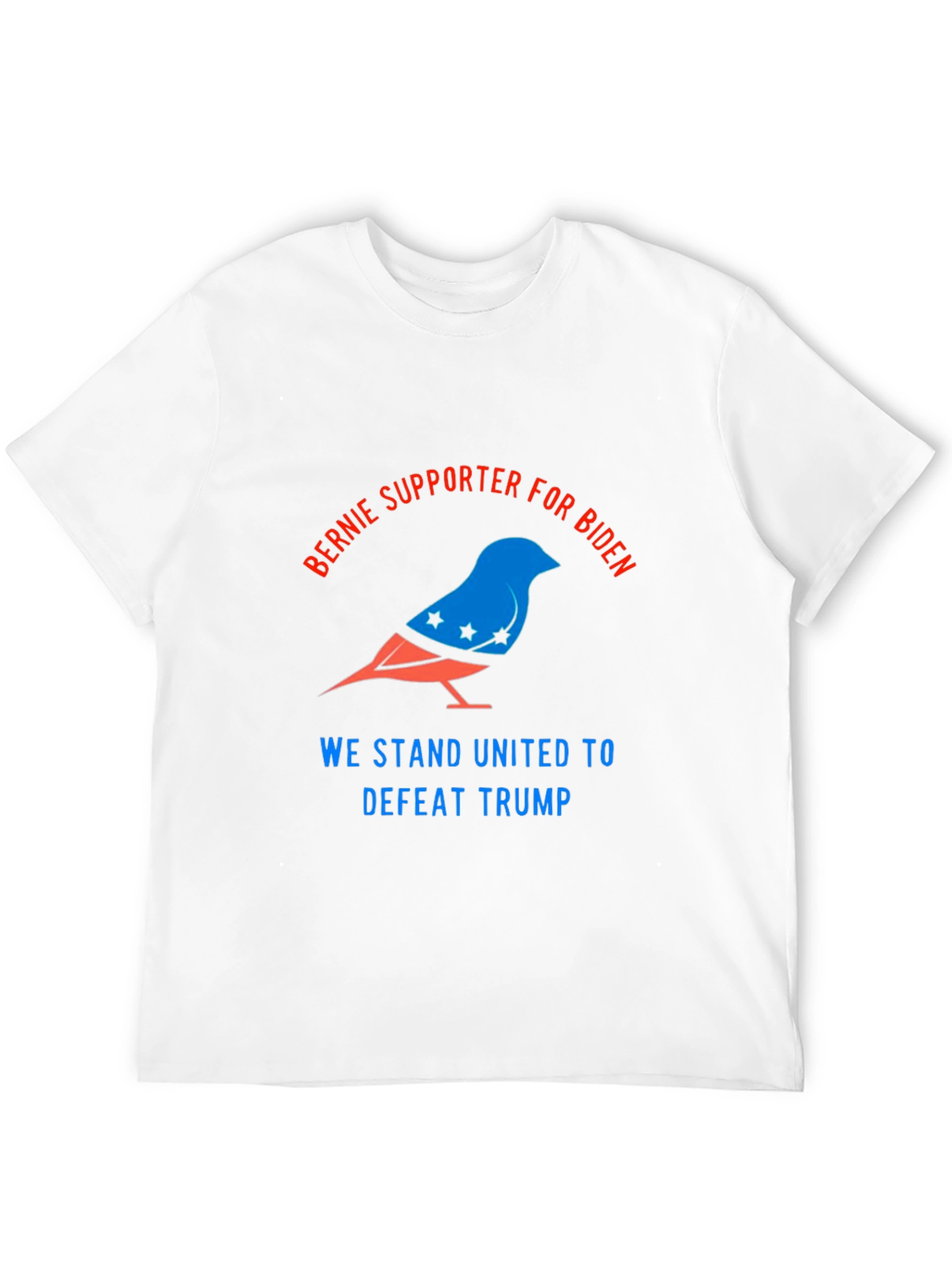Bernie Supporter for Biden T-Shirt - Defeat Trump