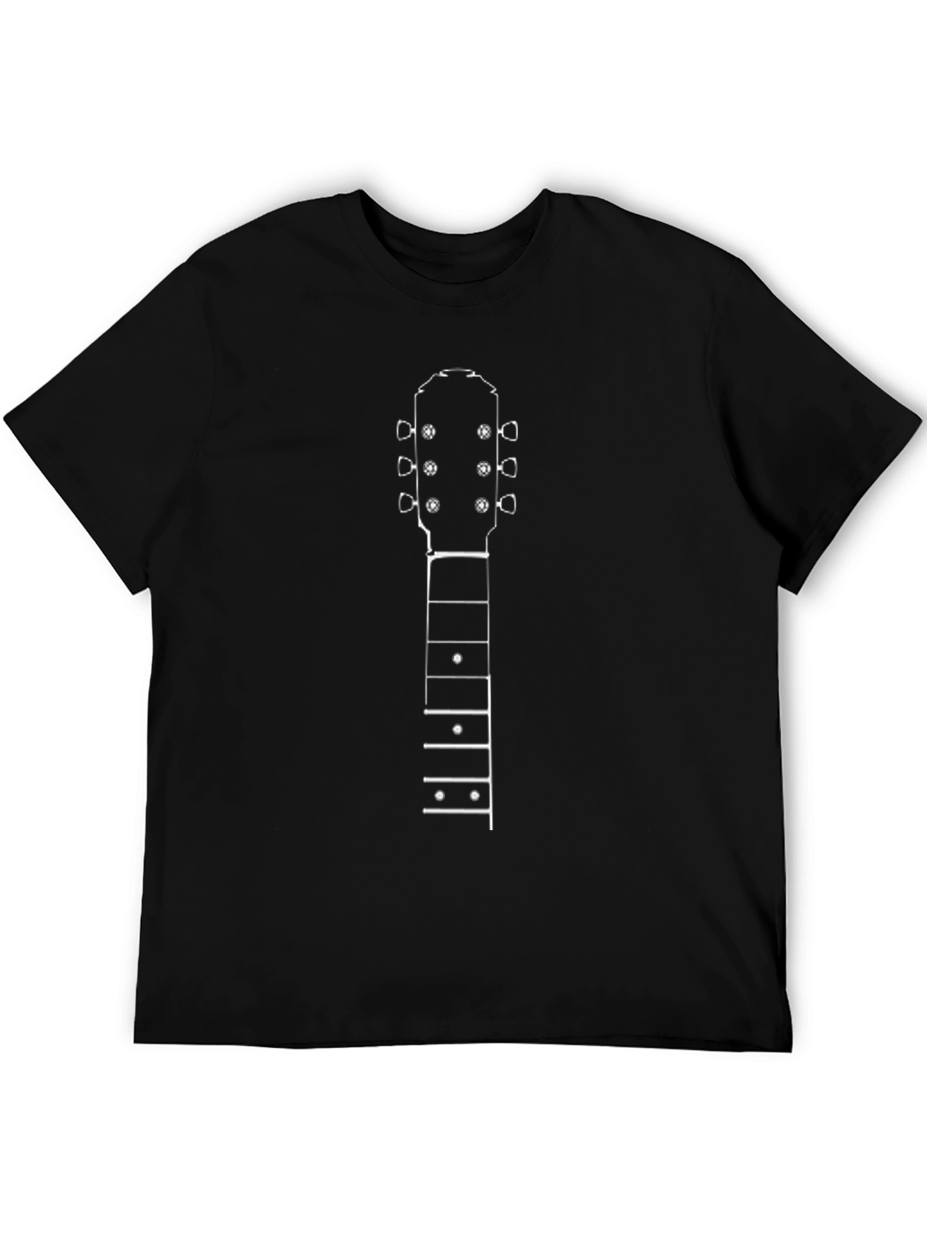 Guitar Neck Graphic Tee - Musician T-Shirt