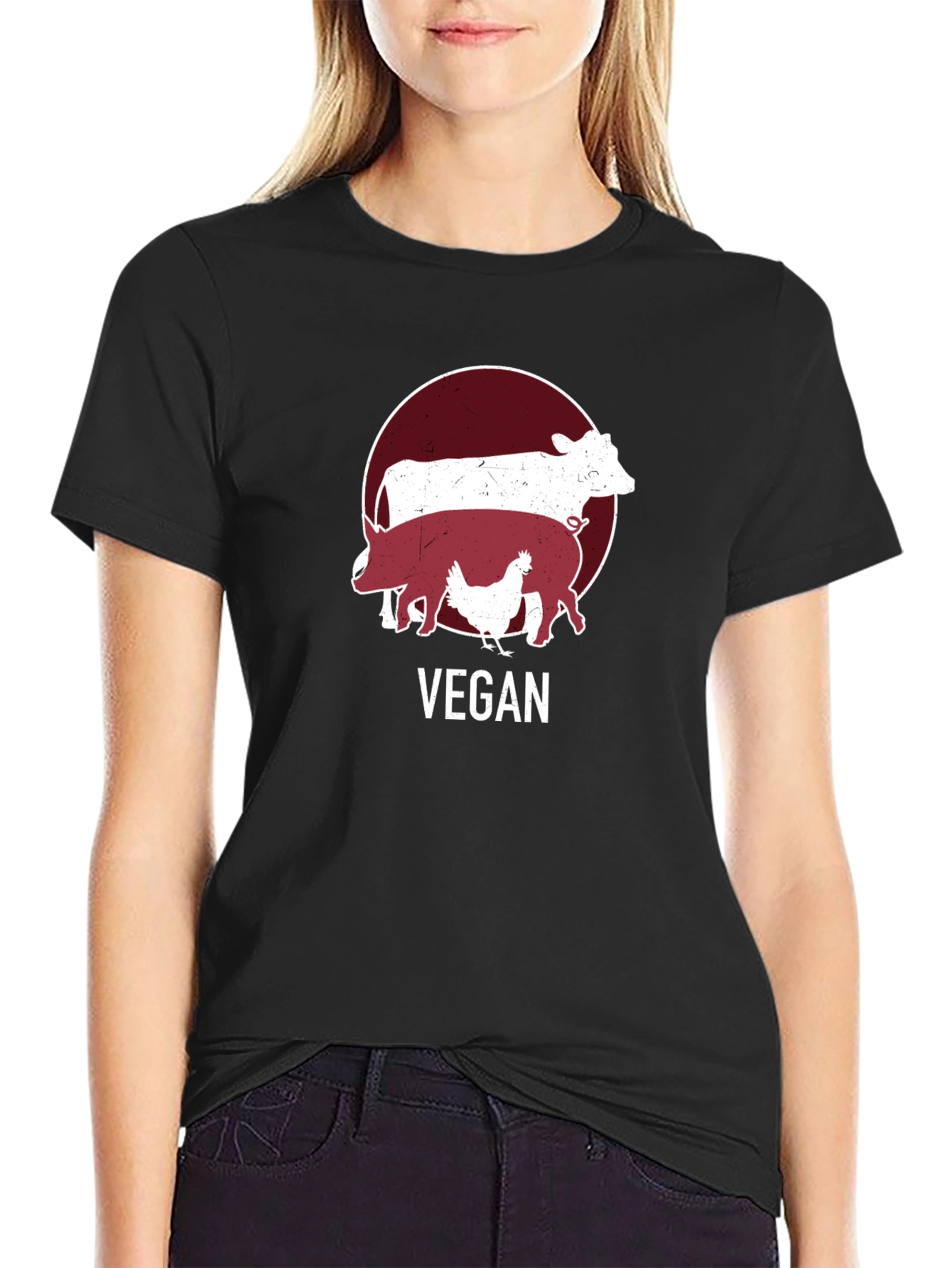 Vegan Graphic T-Shirt - Unisex Casual Tee