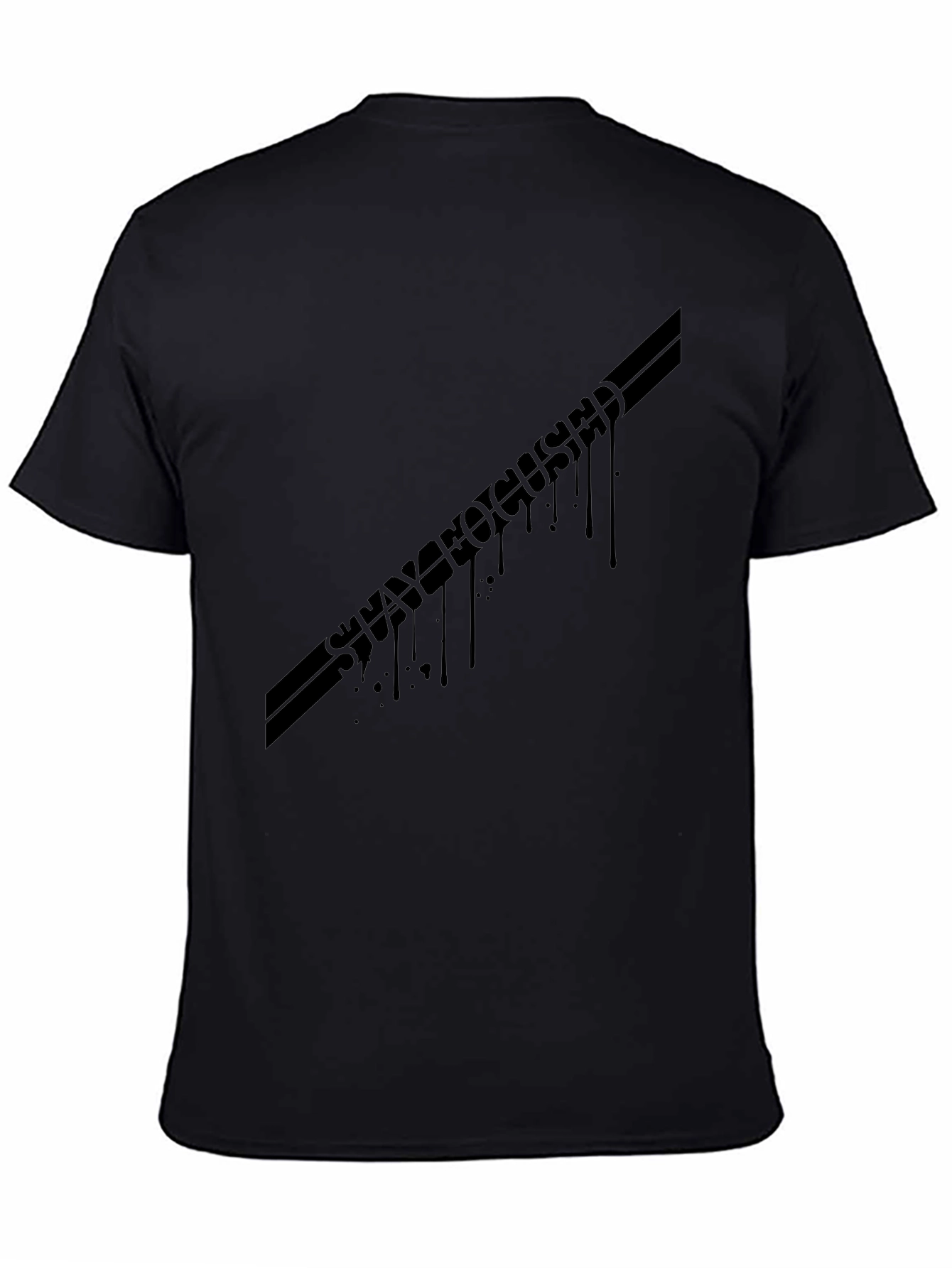 Stay Focused Black Graphic T-Shirt