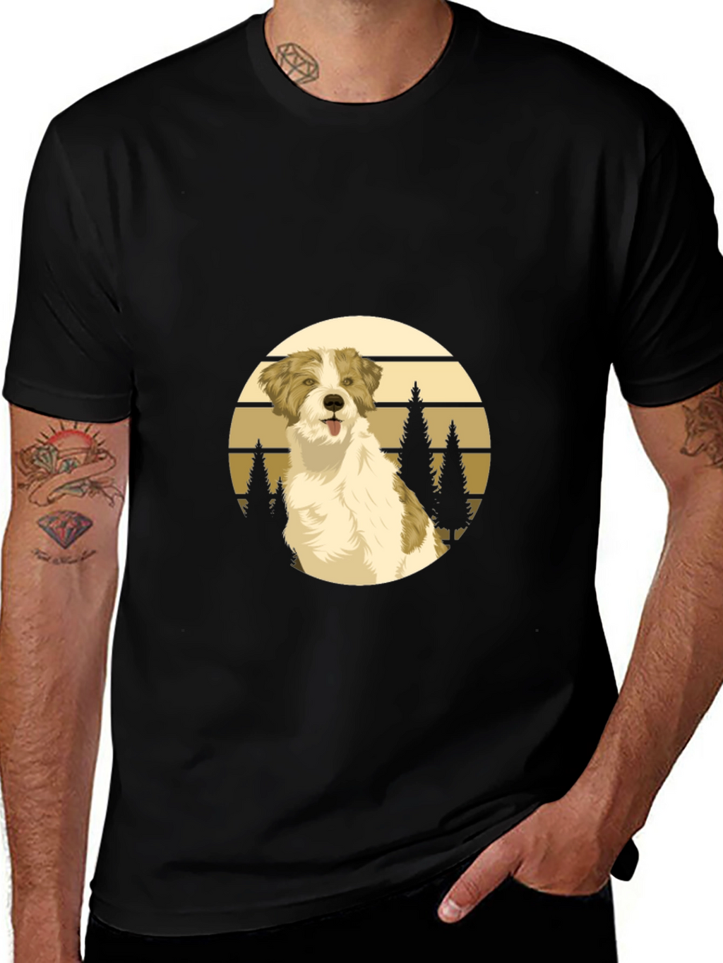 Dog Lover T-Shirt: Retro Style Pet Tee