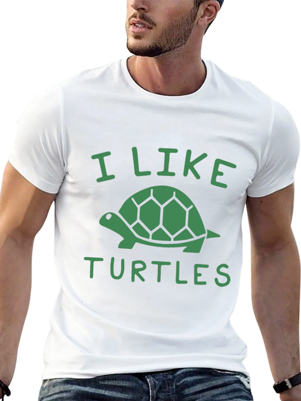 I Like Turtles Graphic Tee - Soft Cotton