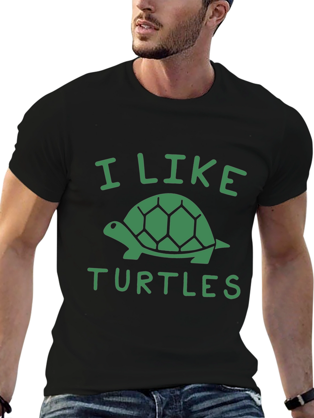 I Like Turtles Graphic Tee - Soft Cotton