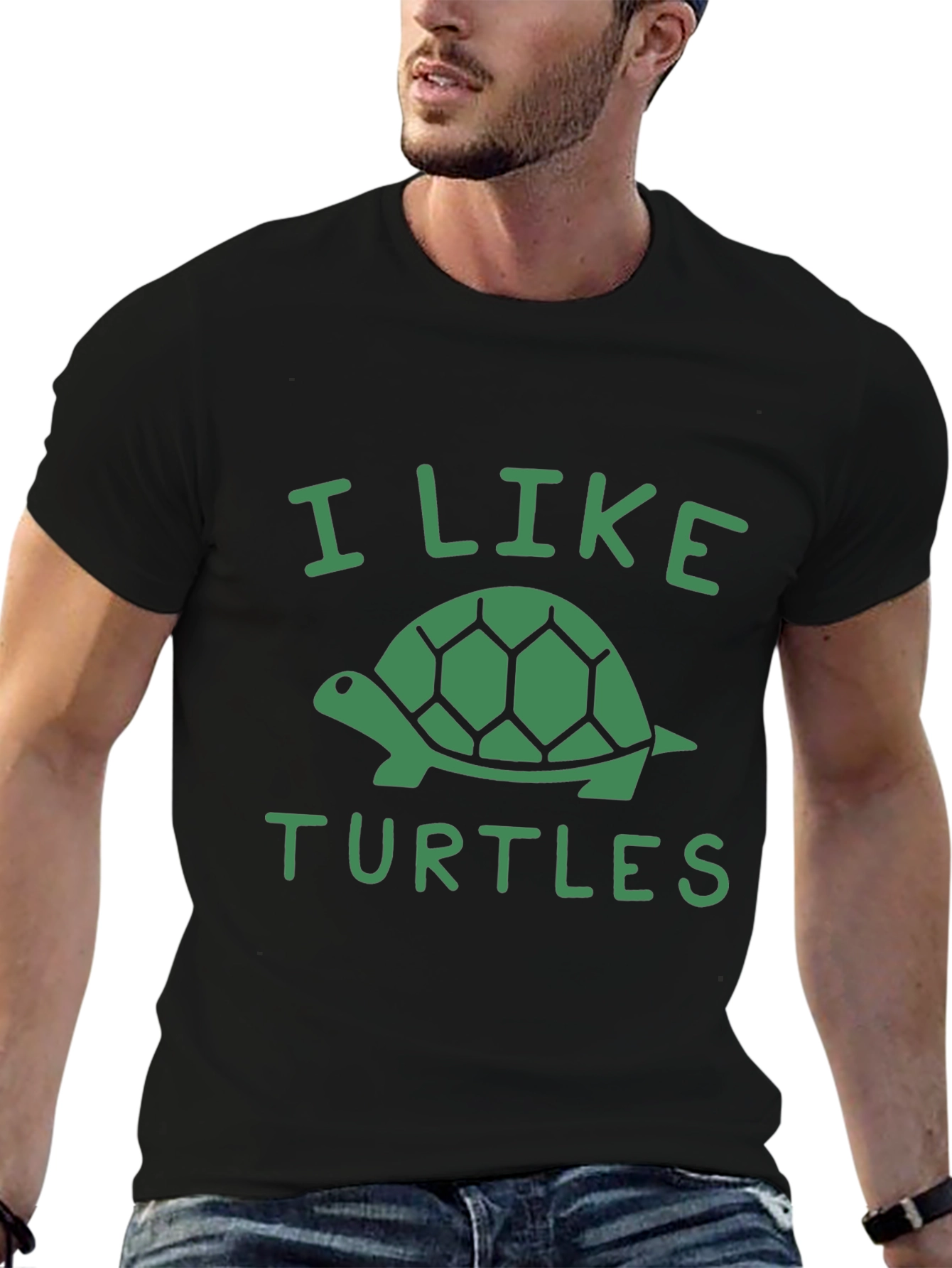 I Like Turtles Graphic Tee - Soft Cotton