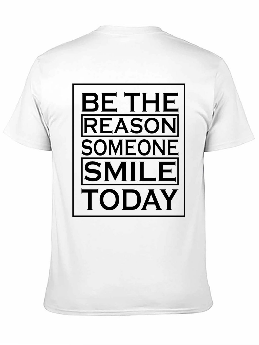 Be The Reason Smile Today Black Graphic Tee