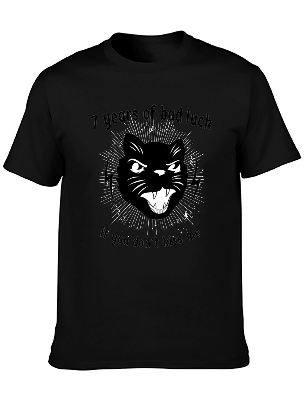 7 Years Bad Luck Cat T-Shirt