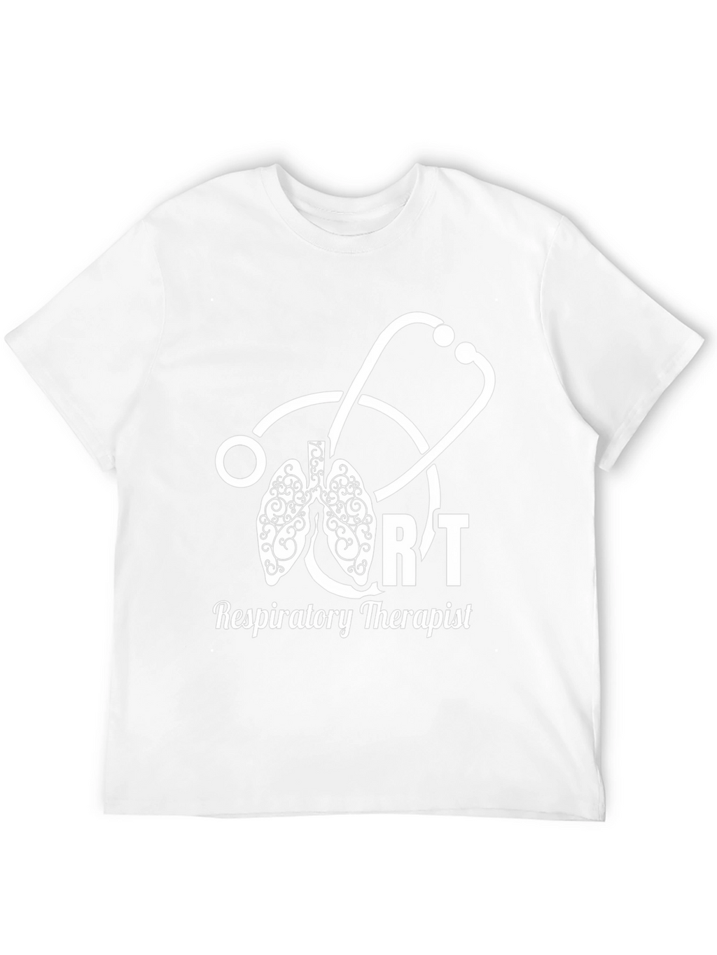 Respiratory Therapist T-Shirt - Lung Stethoscope Design