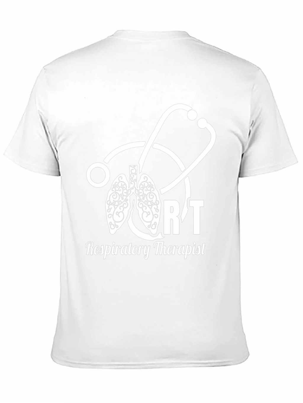 Respiratory Therapist T-Shirt - Lung Stethoscope Design