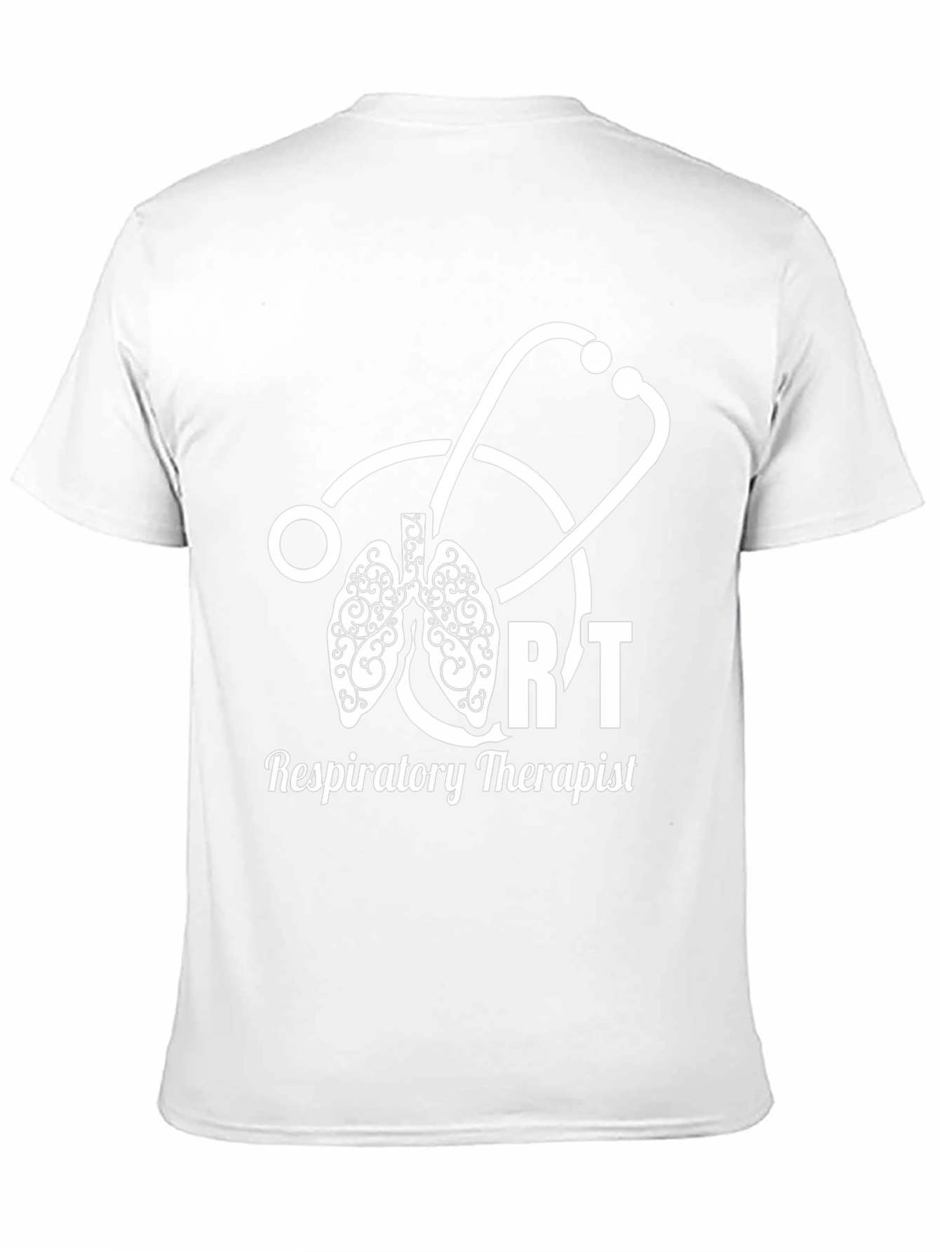Respiratory Therapist T-Shirt - Lung Stethoscope Design