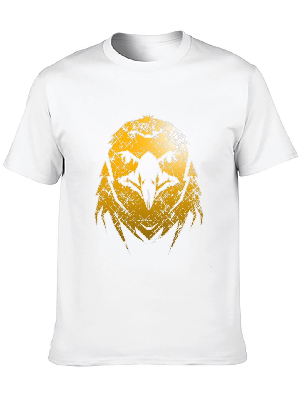 Distressed Eagle Graphic Tee - Black