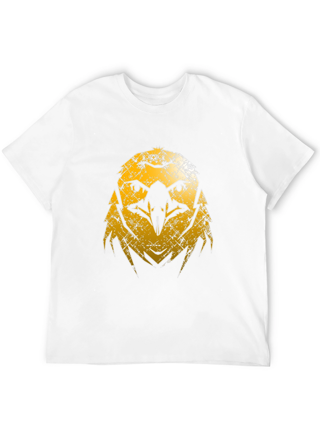 Distressed Eagle Graphic Tee - Black
