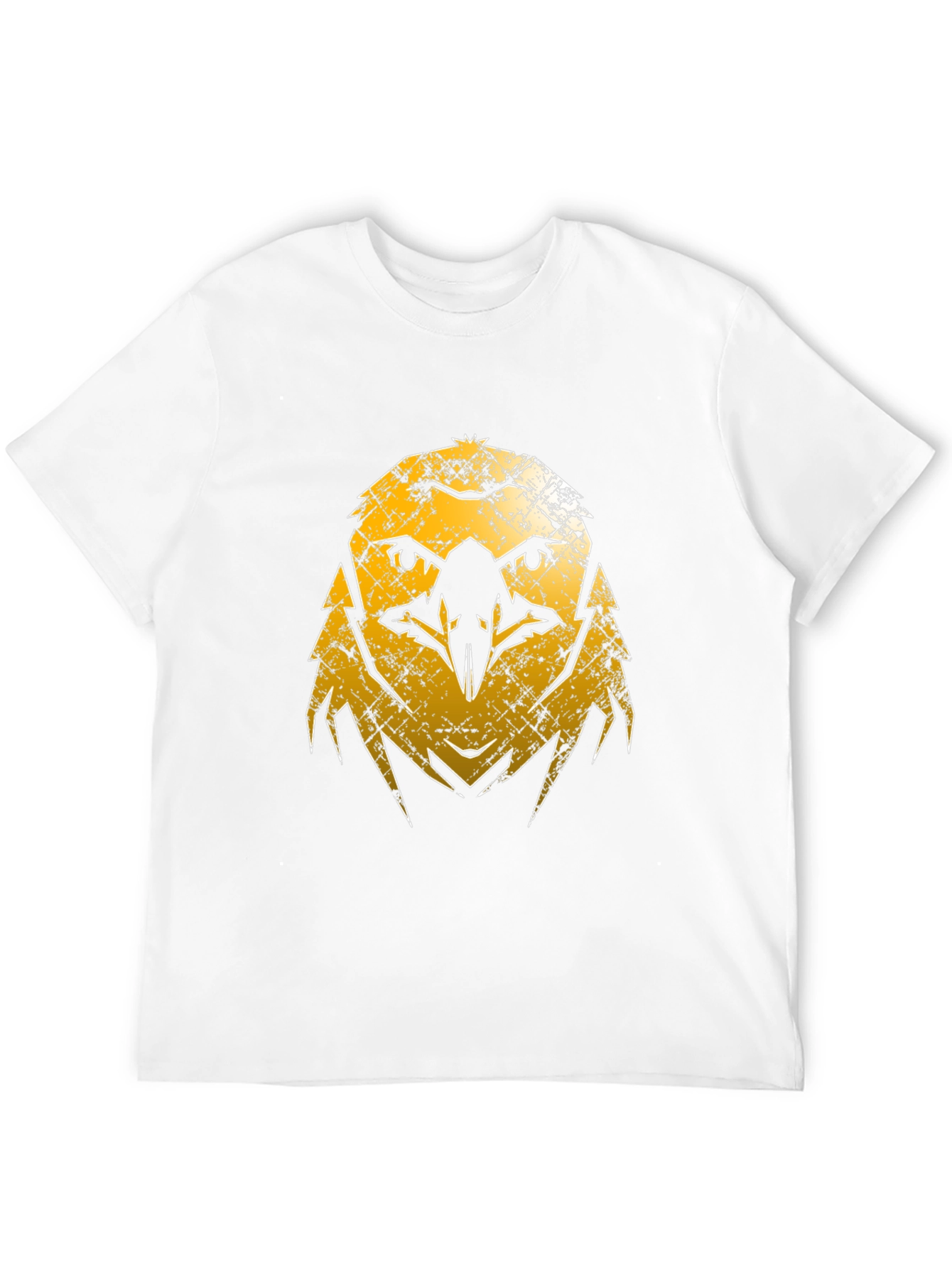 Distressed Eagle Graphic Tee - Black