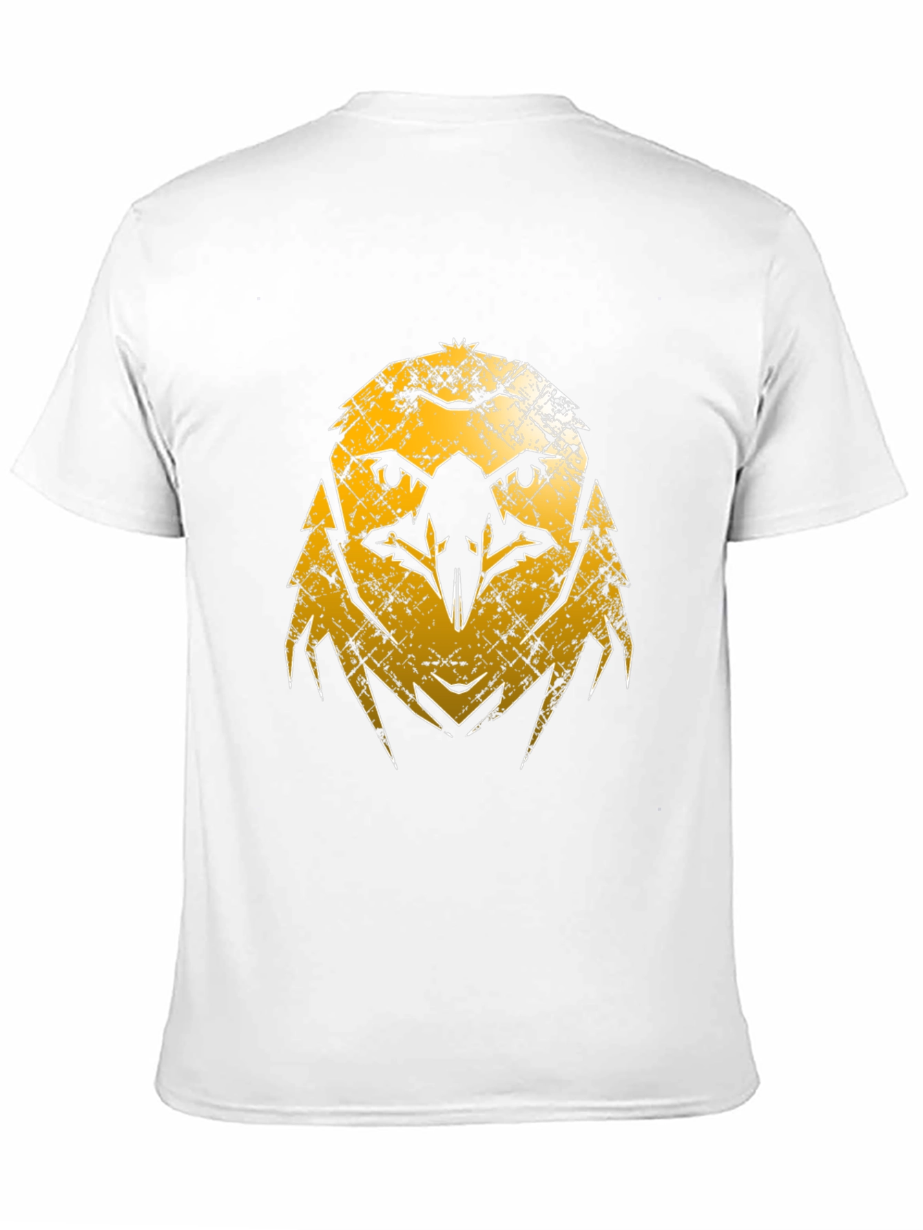 Distressed Eagle Graphic Tee - Black